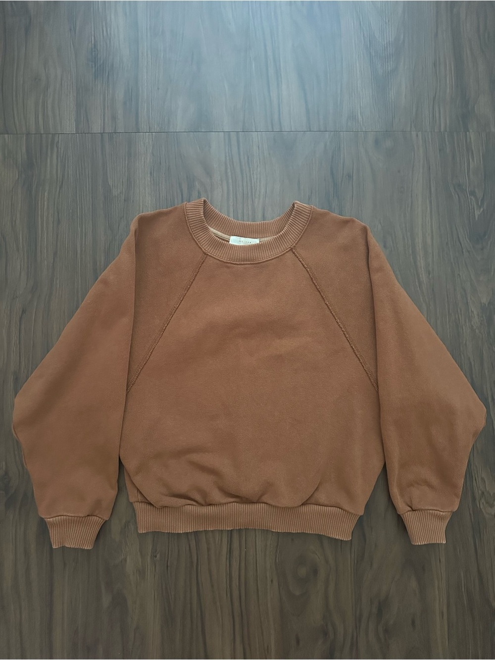 Women's Crewneck Pullover Sweater in Copper